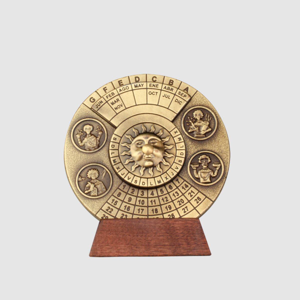 Hemisferium Perpetual Calendar Replica on Stand (Pack of 1)
