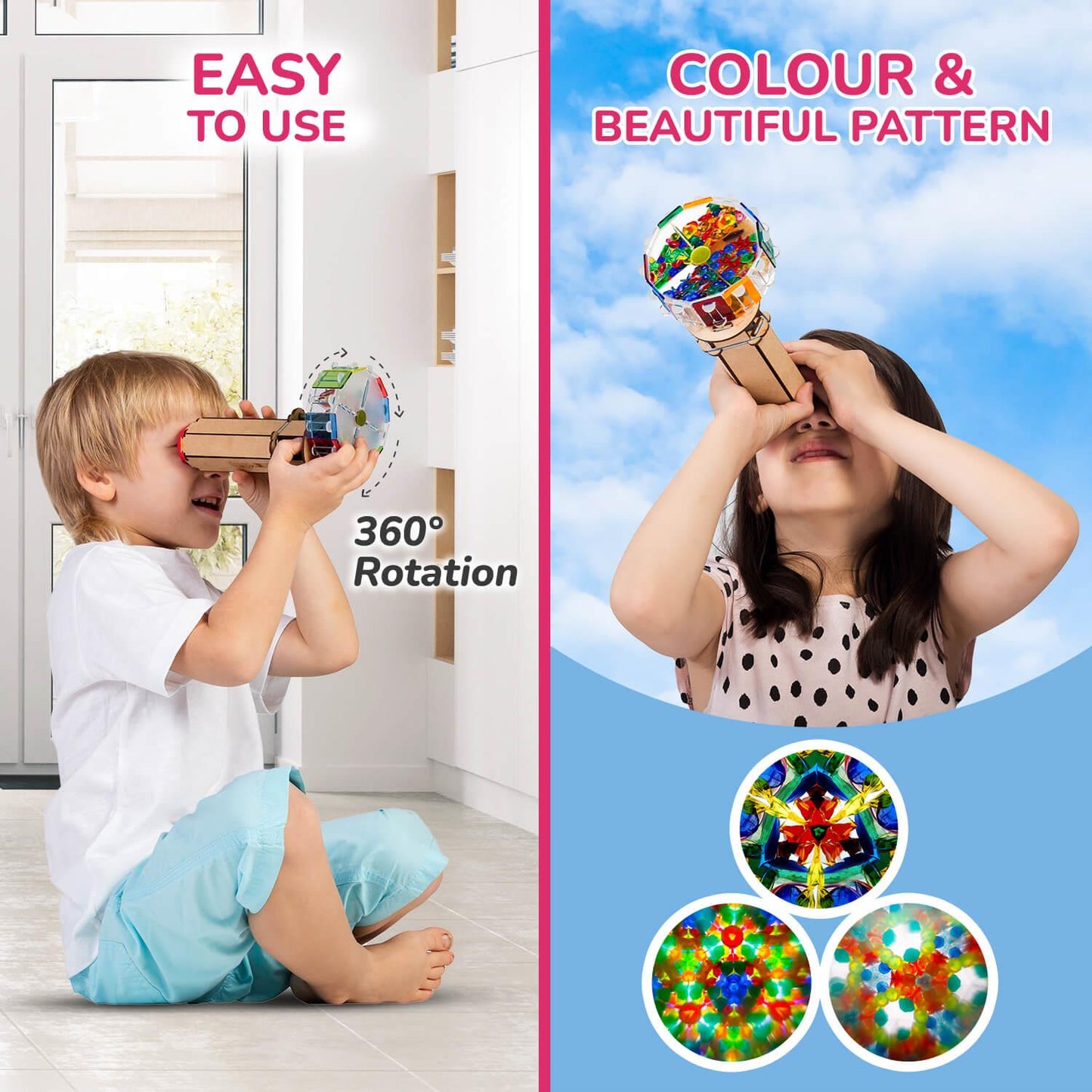 Smartivity Build Your Own Kaleidoscope Construction STEM Toy (Pack of 1)