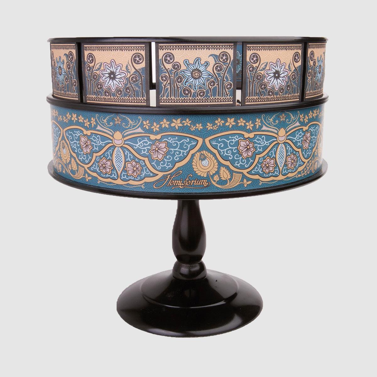 Hemisferium Zoetrope on Black Base with 20 Animated Strips (Pack of 1)