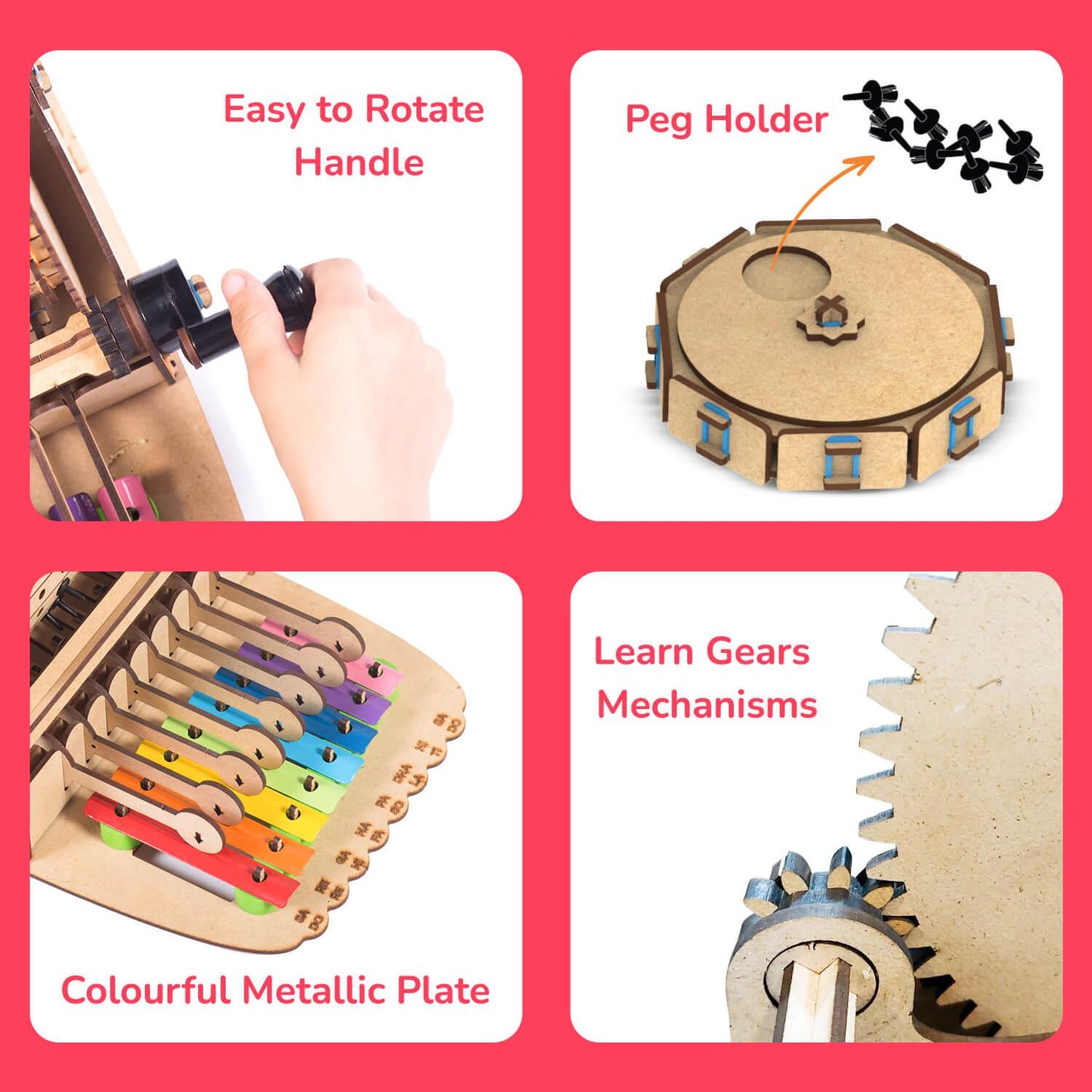 Smartivity Build Your Own Xylofun Music Machine DIY STEM Construction Toy (Pack of 1)
