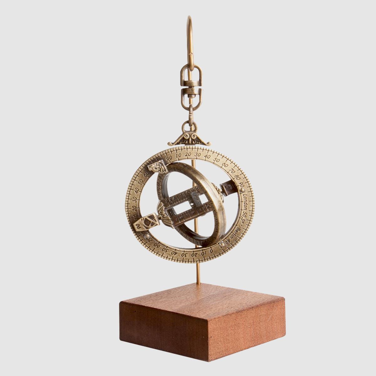 Hemisferium Miniature Astronomical Ring Dial on Stand (Pack of 1)