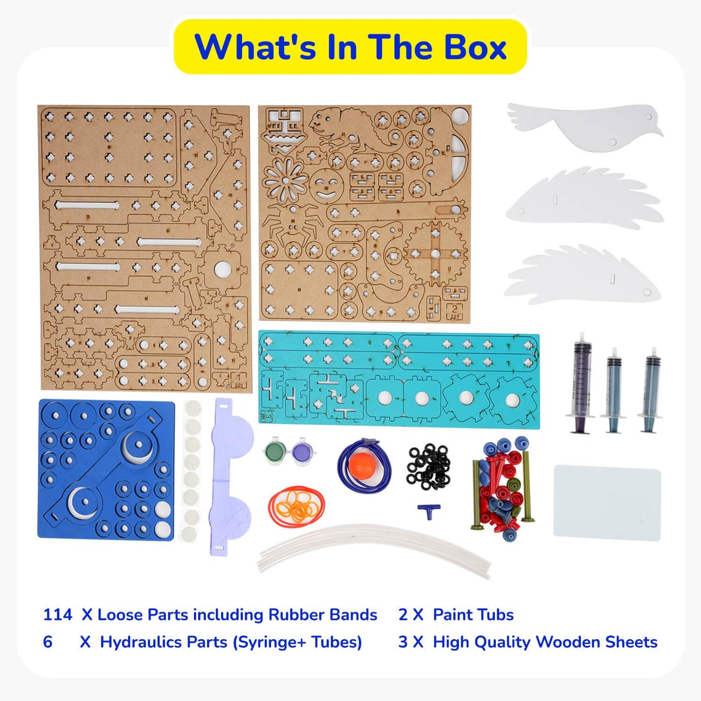 Smartivity Build Your Own Hydraulics Kit 7-In-1 Construction STEM Toy (Pack of 1)