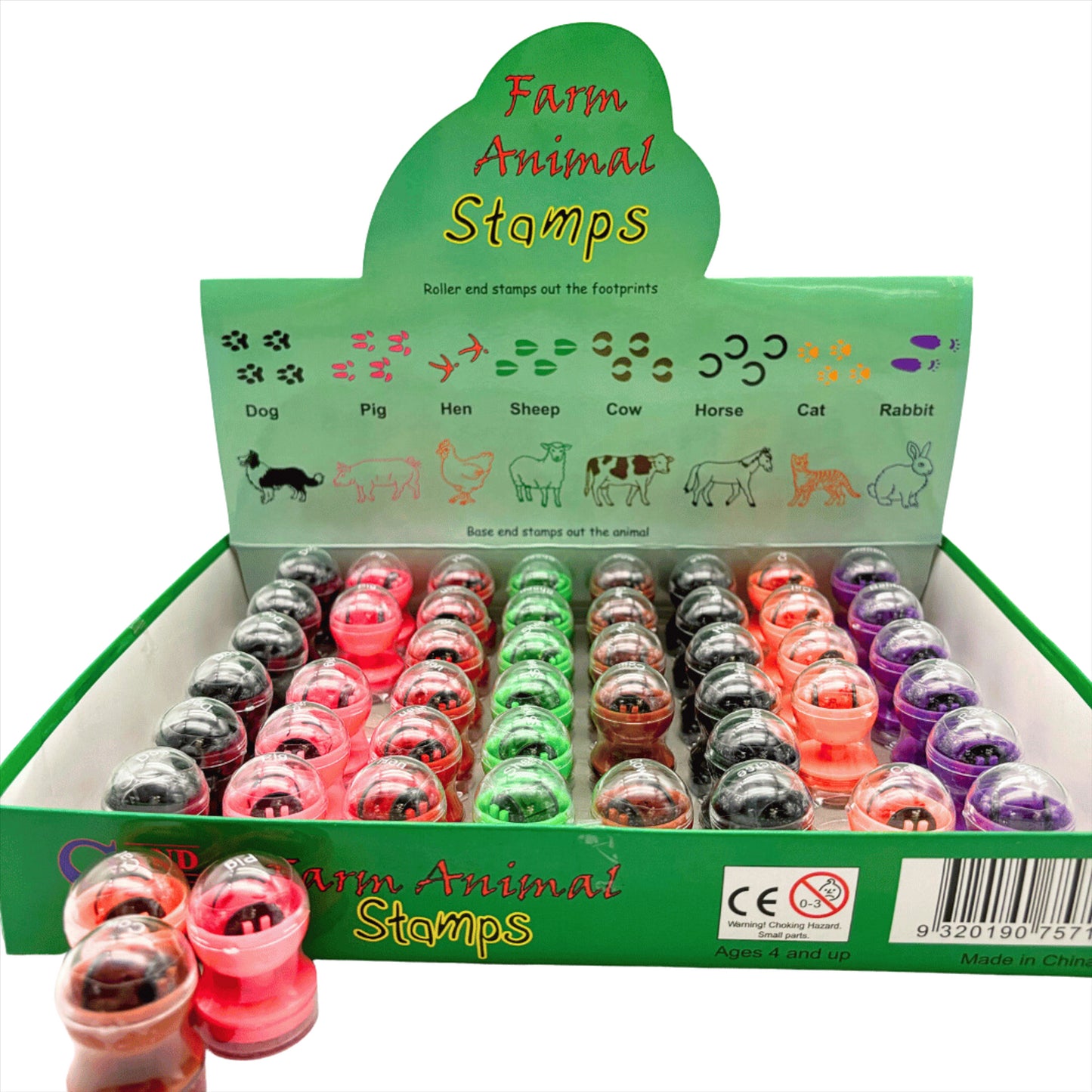 Science & Nature Farm Animal Stamper (Pack 48 Stampers)