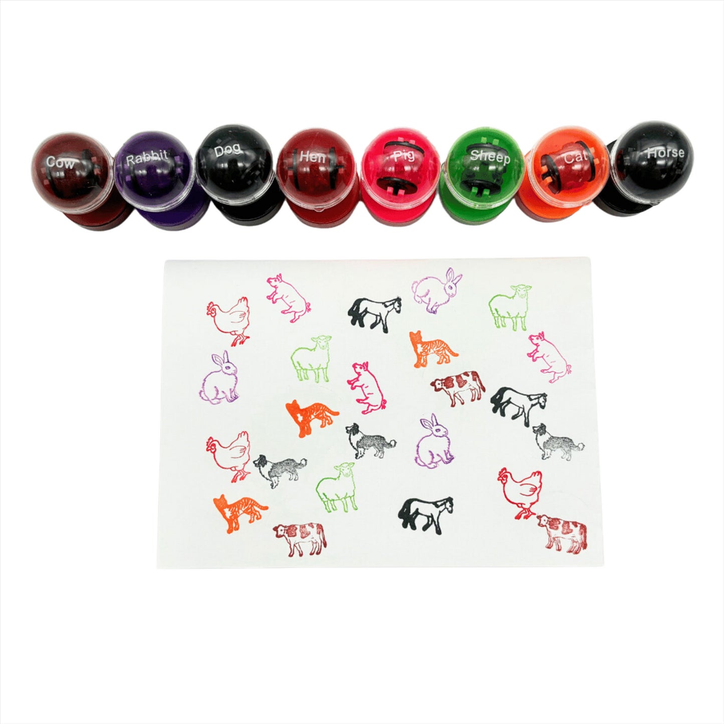 Science & Nature Farm Animal Stamper (Pack 48 Stampers)