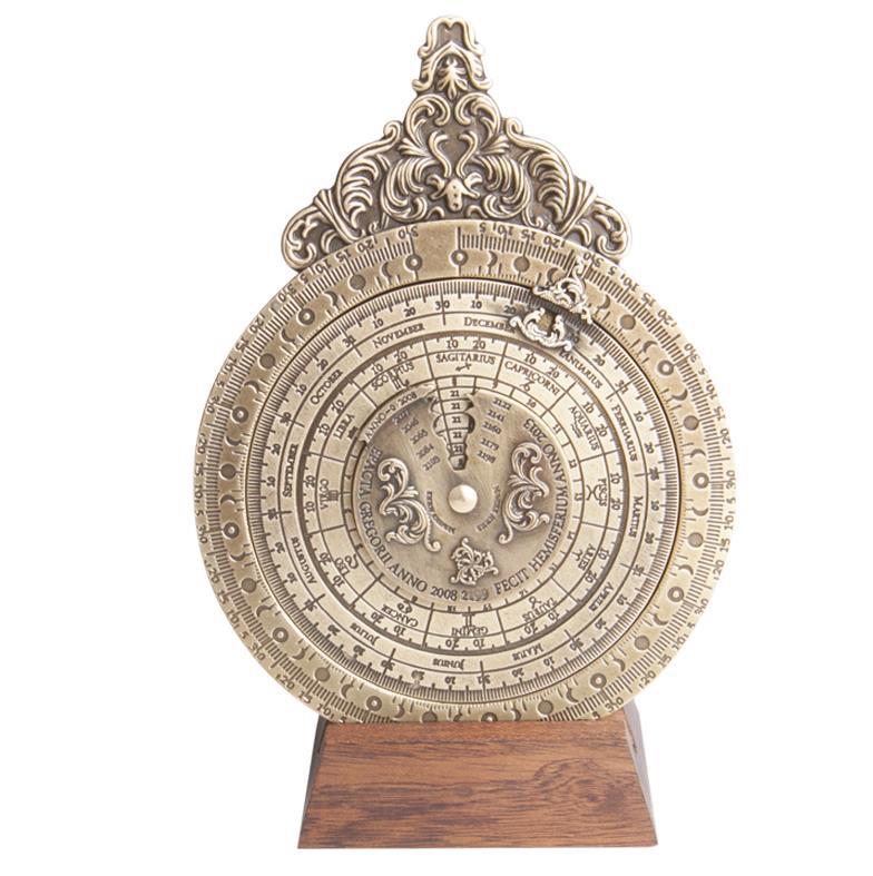 Hemisferium Lunar Calendar & Tidal Abacus on Stand (Pack of 1)