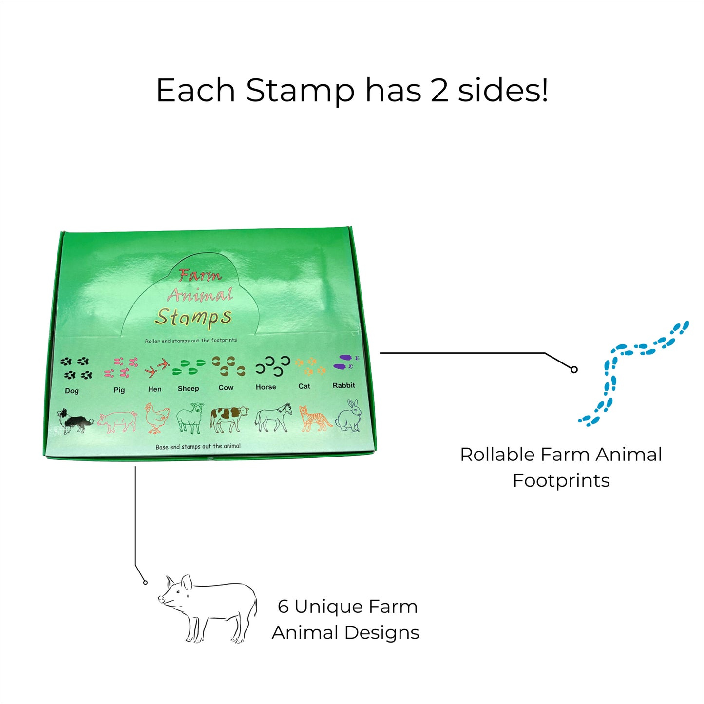 Science & Nature Farm Animal Stamper (Pack 48 Stampers)