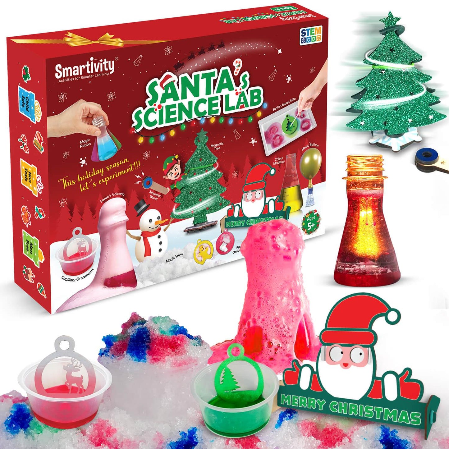 Smartivity Santa’s Science Lab STEM Experiments Kit (Pack of 1)