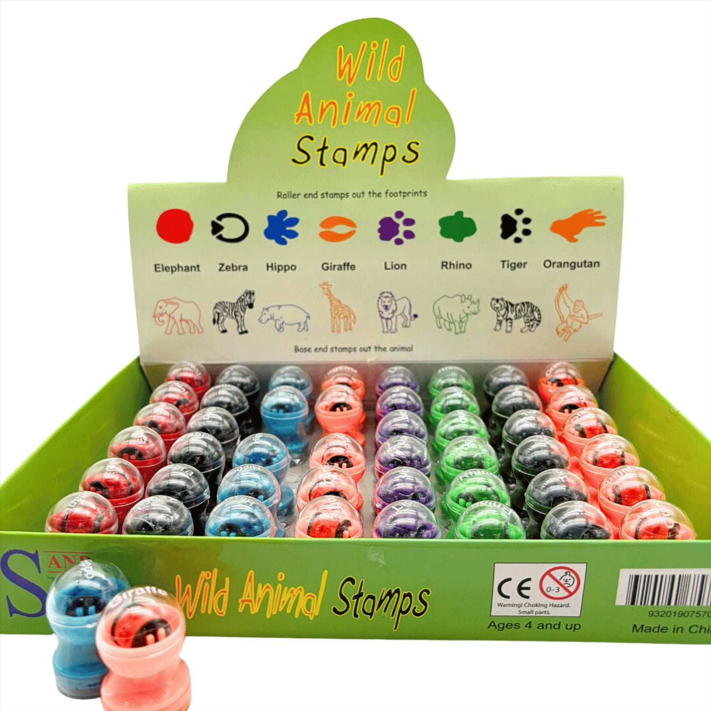 Science & Nature Wild Animal Stamper (Pack 48 Stampers)