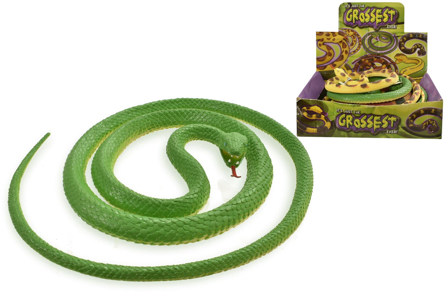 139cm Long PVC Snake (Box 6 Pieces)