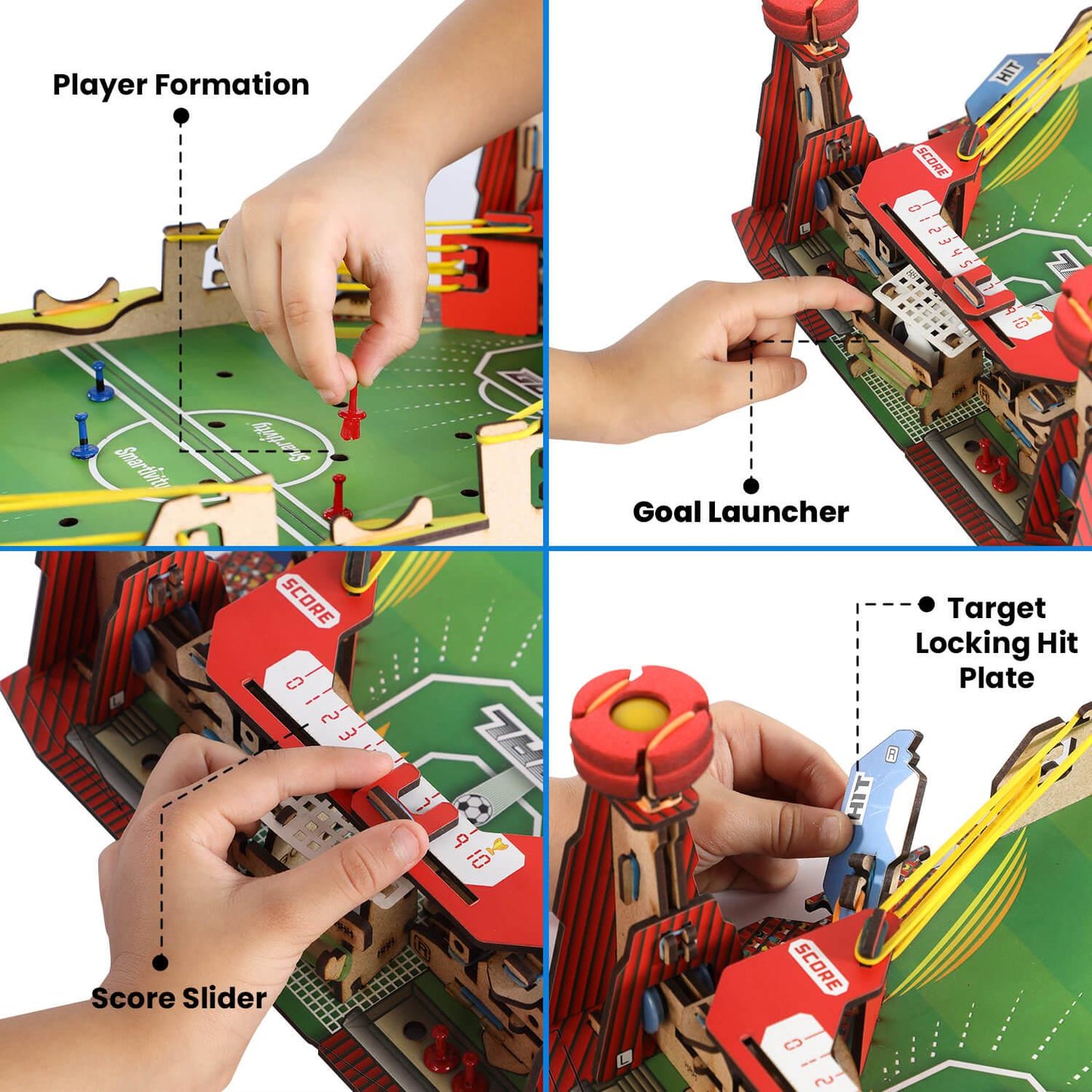Smartivity Build Your Own Mini Football Multiplayer STEM Construction Toy Board Game (Pack of 1)