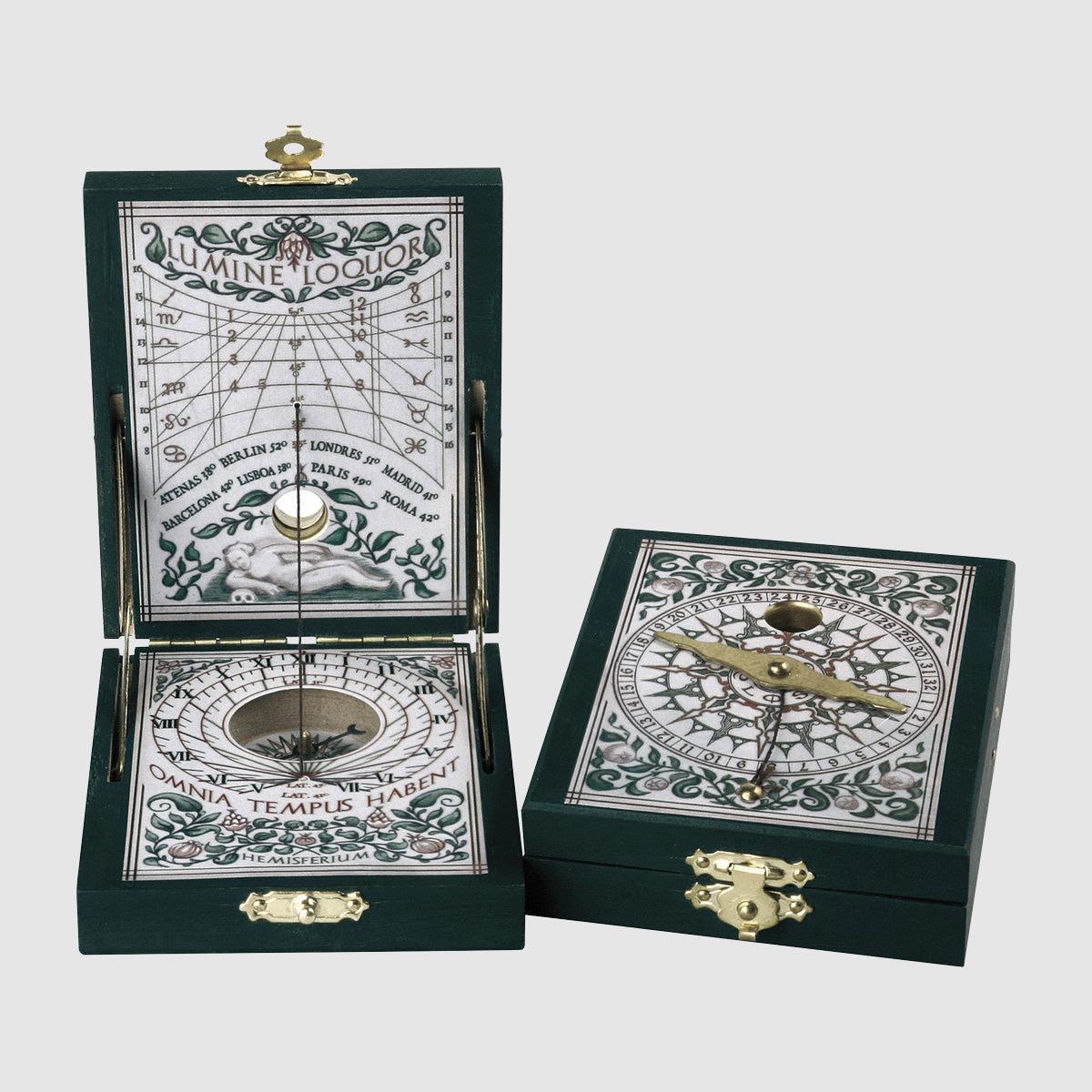 Hemisferium Paper Kepler Diptych Sundial Replica (Pack of 1)