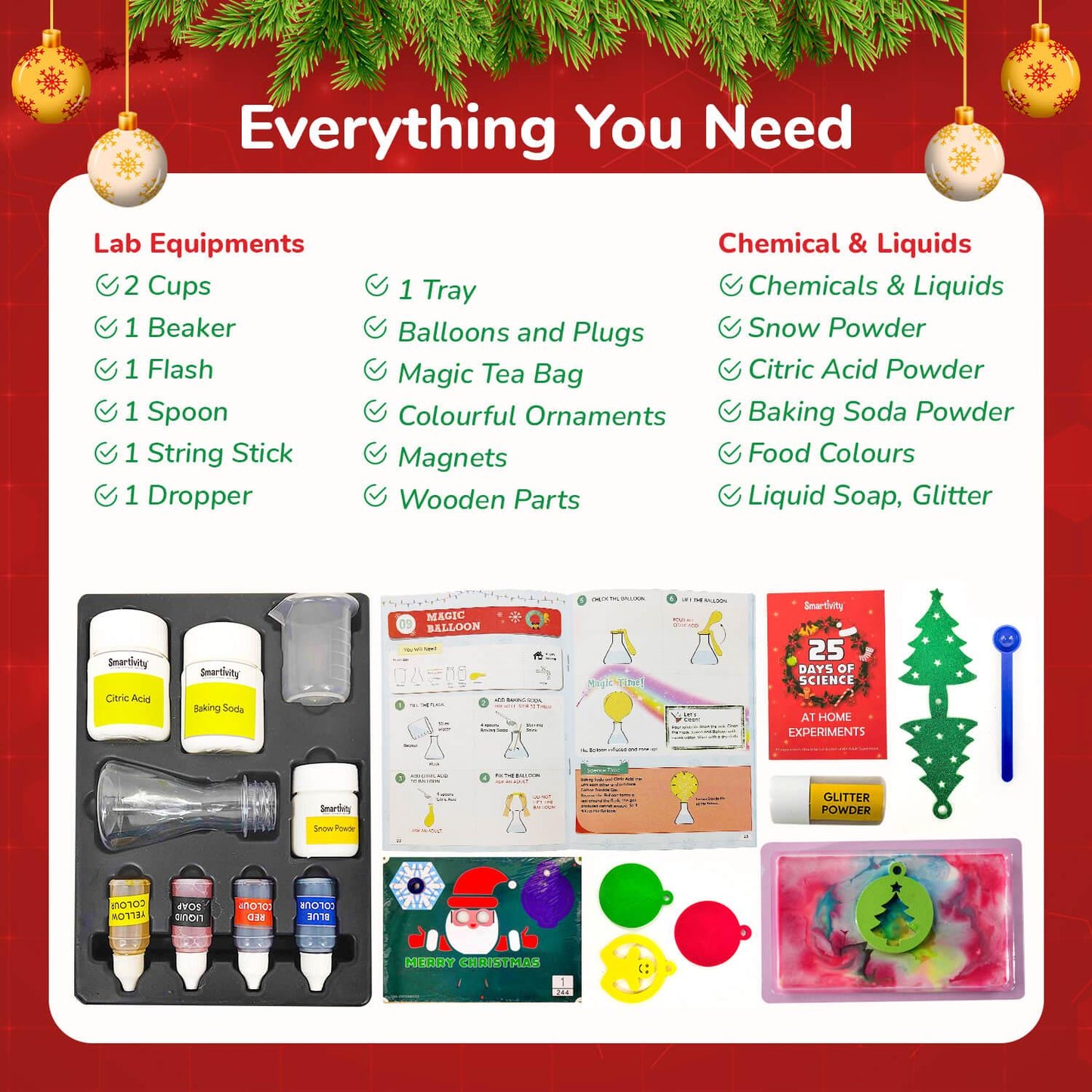 Smartivity Santa’s Science Lab STEM Experiments Kit (Pack of 1)
