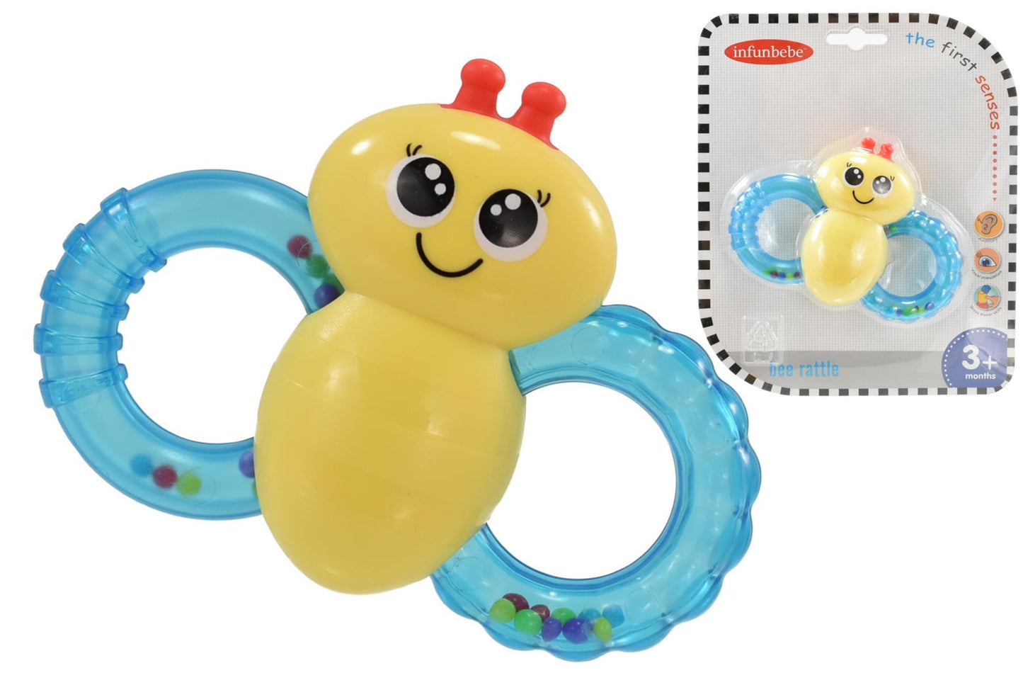 Baby's Bee Rattle (Pack of 6)