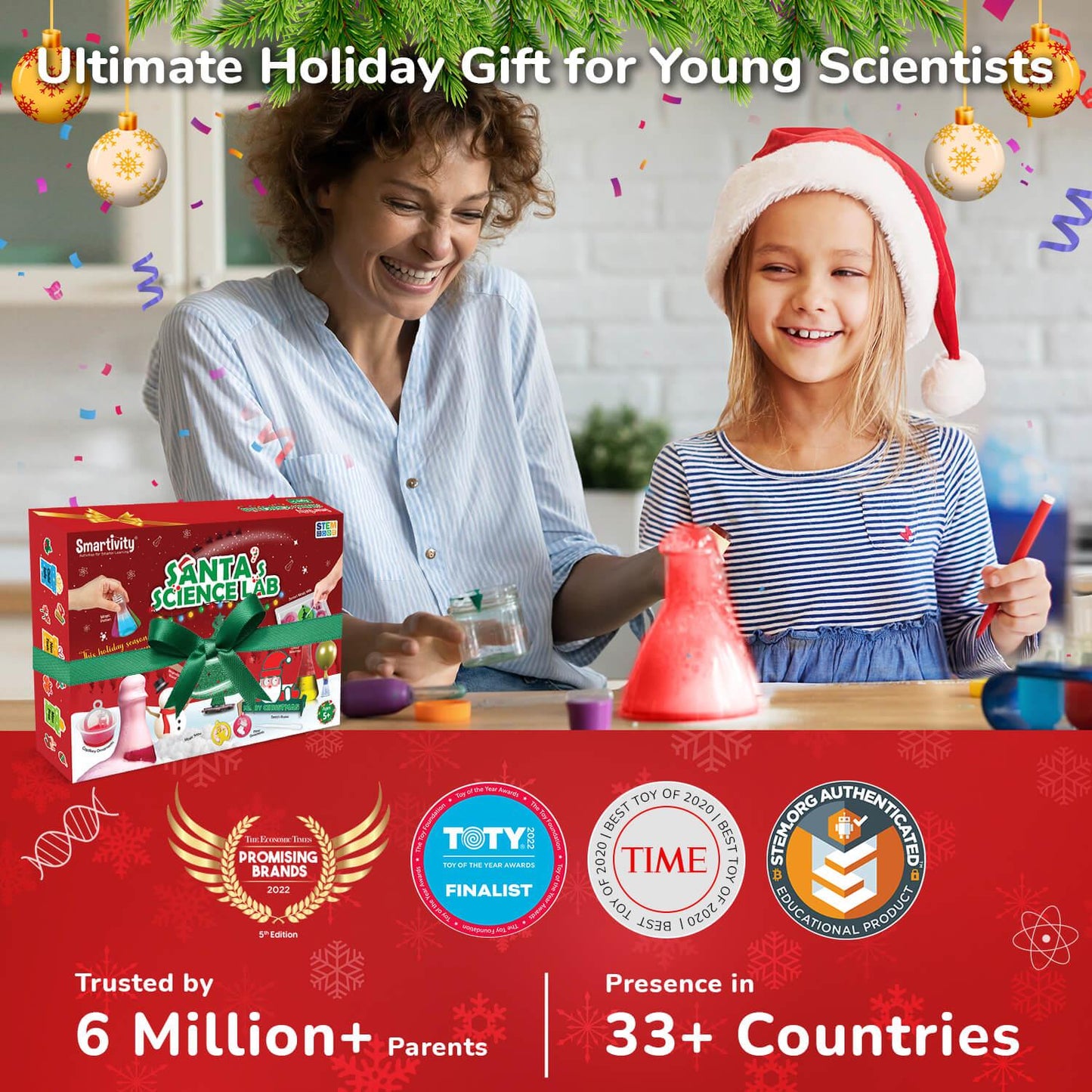 Smartivity Santa’s Science Lab STEM Experiments Kit (Pack of 1)