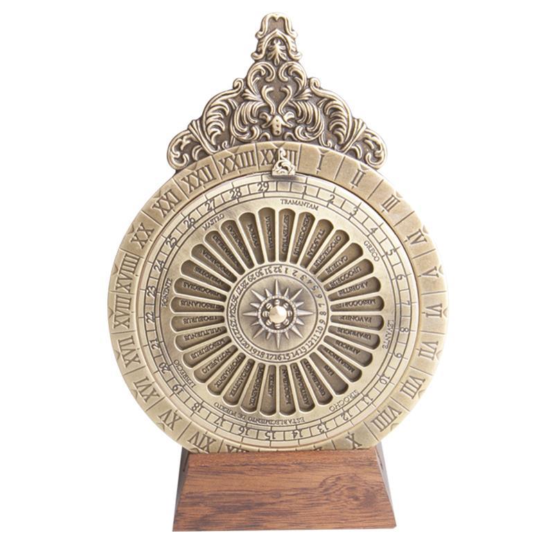 Hemisferium Lunar Calendar & Tidal Abacus on Stand (Pack of 1)