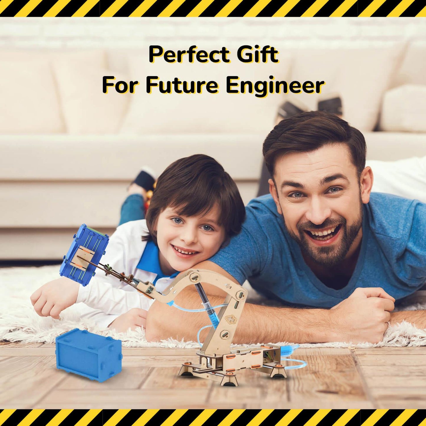 Smartivity Build Your Own Hydraulic Crane DIY STEM Construction Toy (Pack of 1)