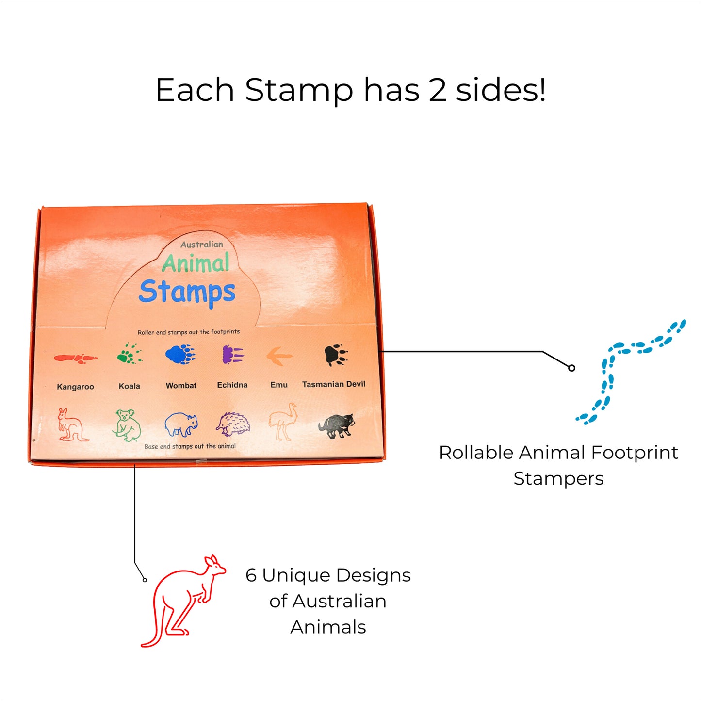 Science and Nature Australian Animal Stampers (Pack 48 Stampers)