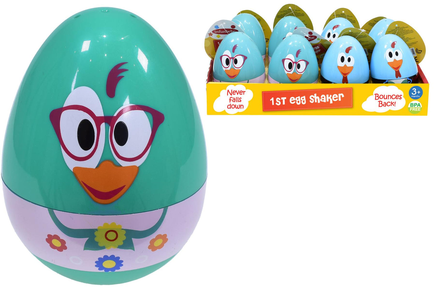 Baby's My 1st Egg Shaker (Box 8 Pieces)
