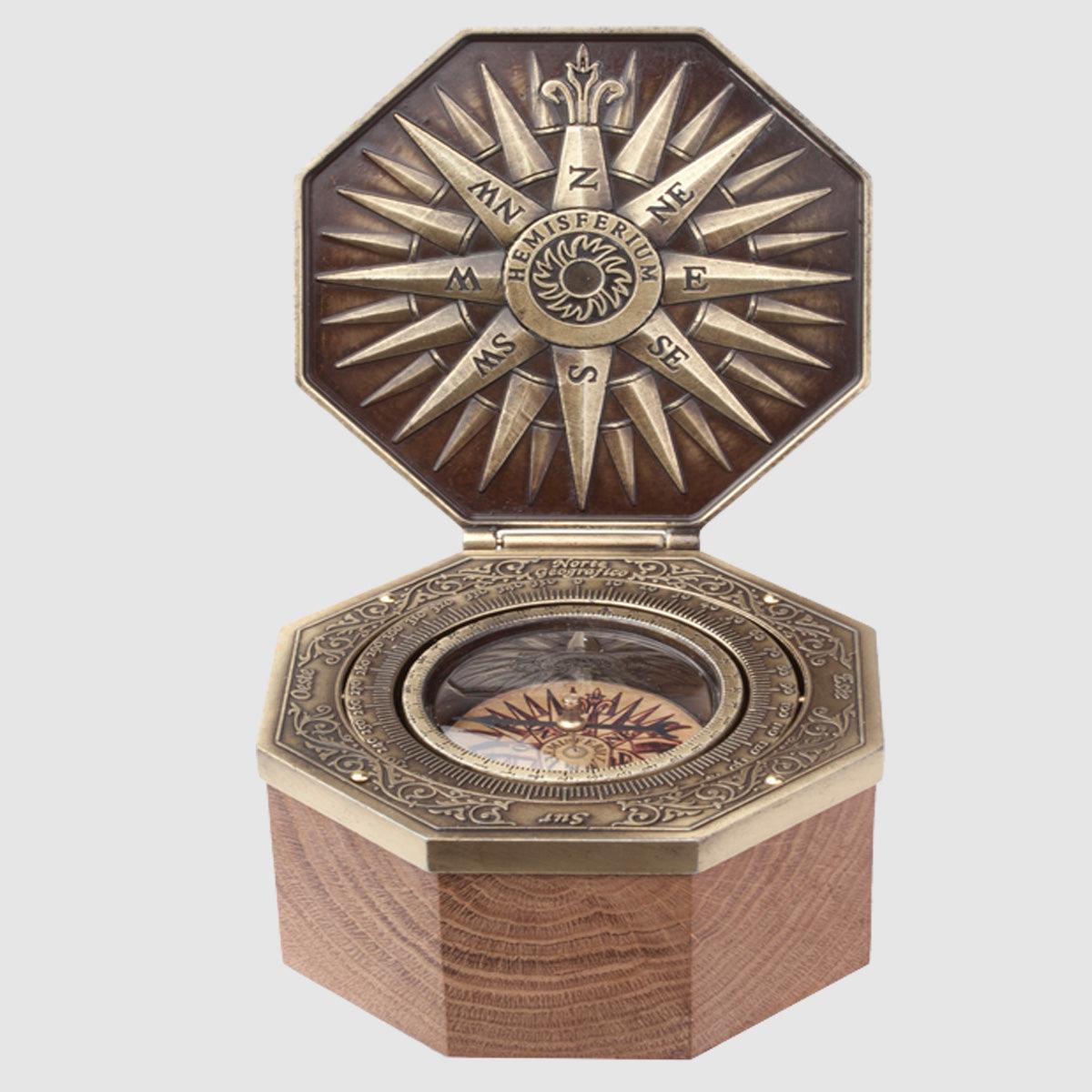 Hemisferium Cardan or Marine Compass Replica Instrument (Pack of 1)