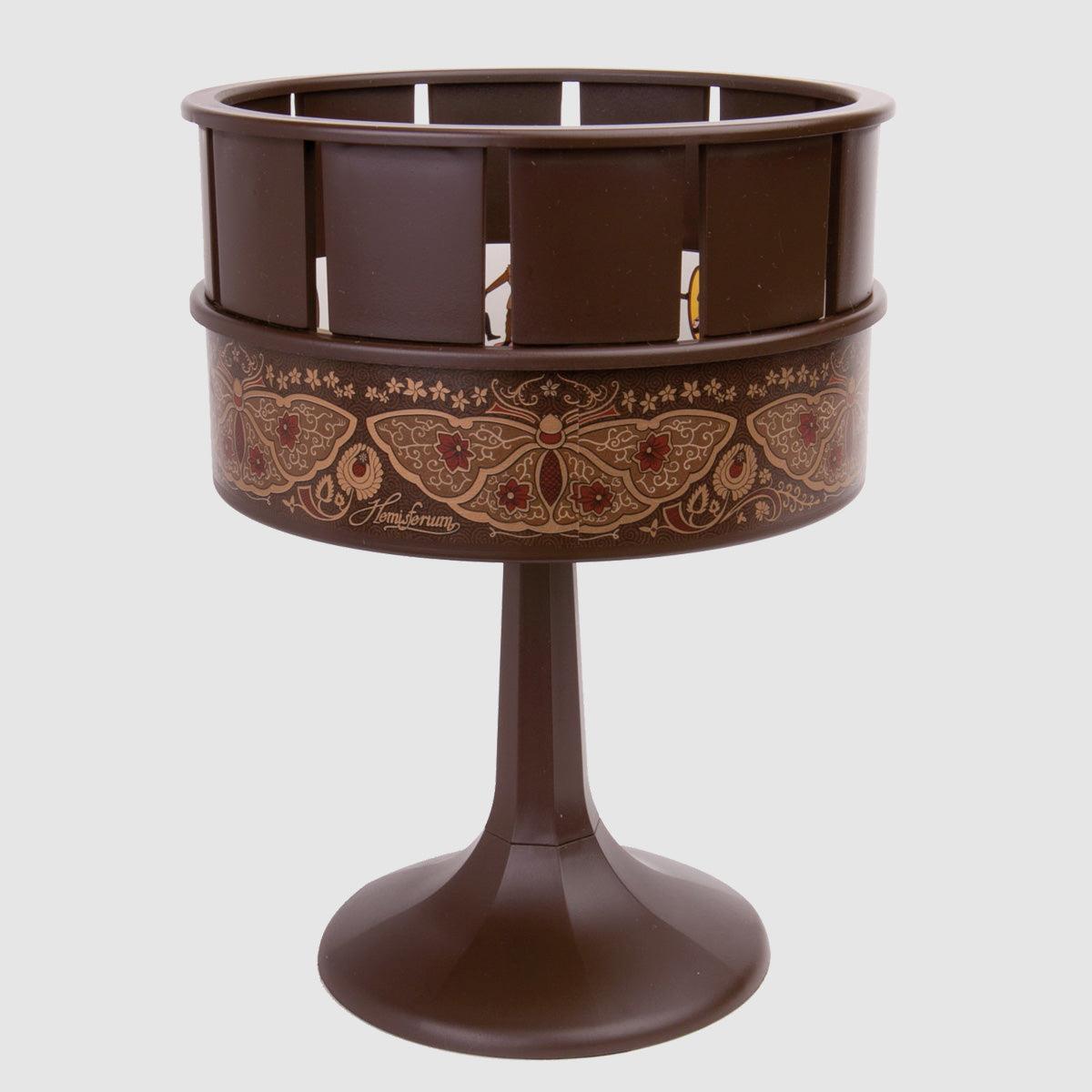 Hemisferium Mini Zoetrope in Classic Brown with 20 Strips (Pack of 1)