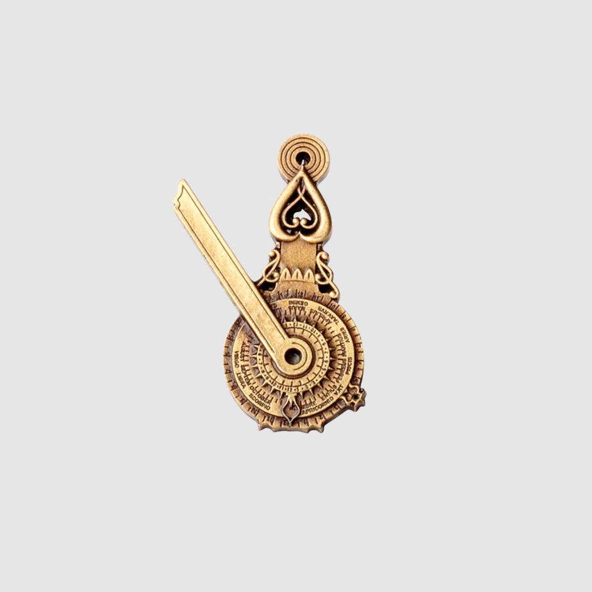Hemisferium Nocturnal Dial Replica Brooch Pin (Pack of 1)