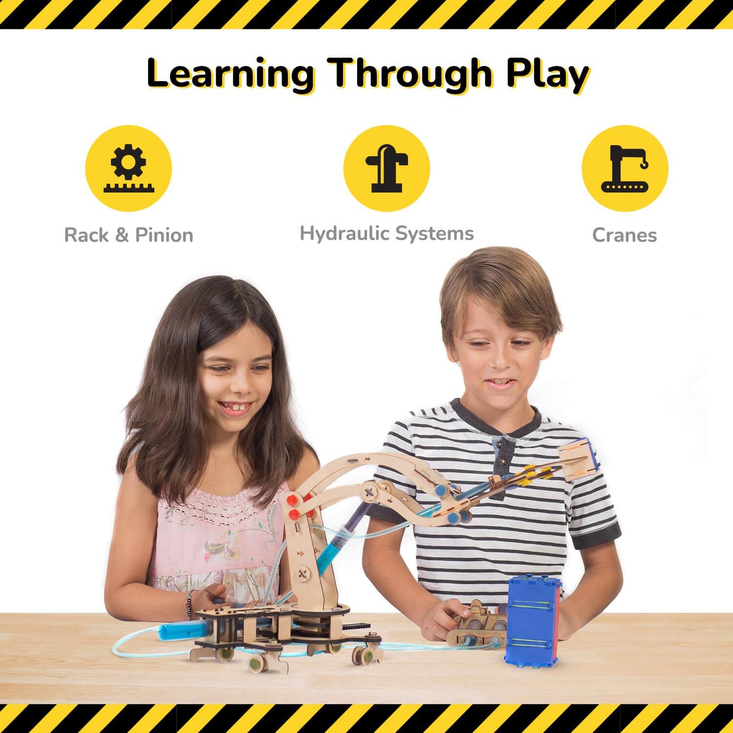 Smartivity Build Your Own Hydraulic Crane DIY STEM Construction Toy (Pack of 1)