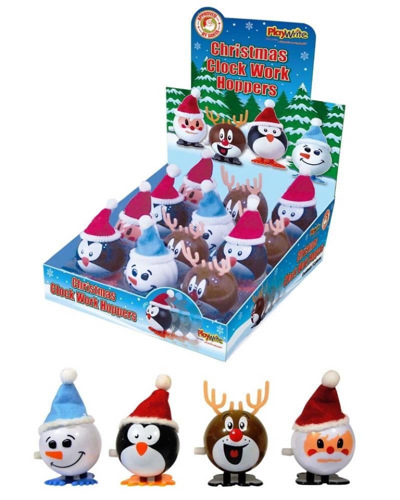 Christmas Wind Up Clockwork Hopper (Box of 12)