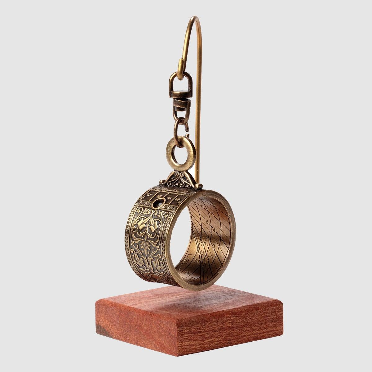 Hemisferium Miniature Altitude Ring Dial Piece On Stand (Pack of 1)