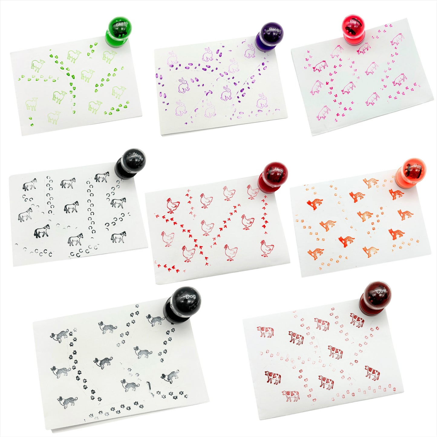 Science & Nature Farm Animal Stamper (Pack 48 Stampers)