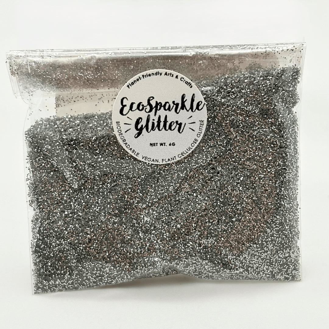 Biodegradable Sparkling Glitter - Silver 6g (Pack of 3)