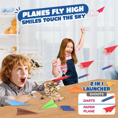 Smartivity Hydraulic Plane Launcher | Build-It-Yourself STEAM Toy (Pack of 3)