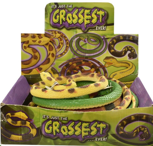 139cm Long PVC Snake (Box 6 Pieces)