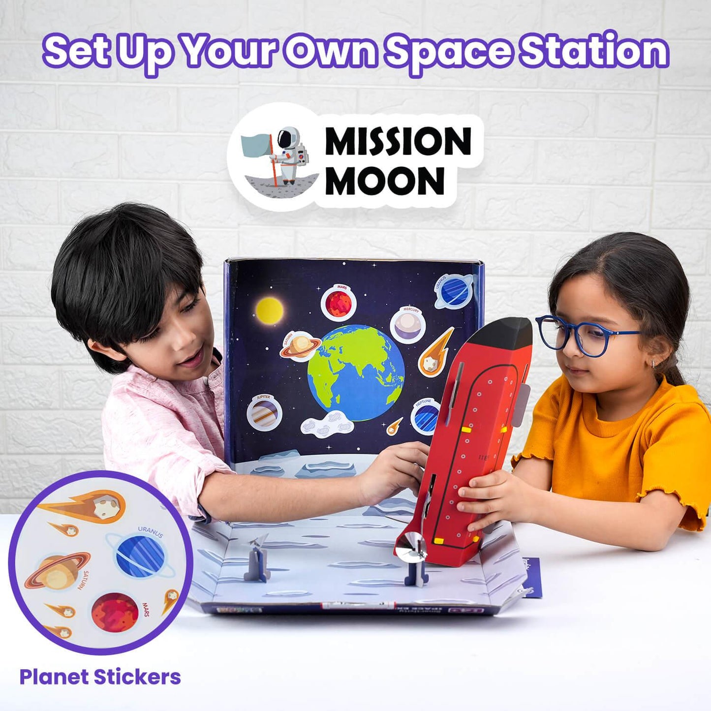 Smartivity Space Explorer DO-IT-YOURSELF, 5-IN-1 STEAM ACTIVITY KIT (Pack of 1)