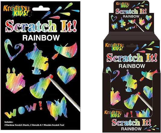 Scratch It Art Rainbow (Box 24 Pieces)