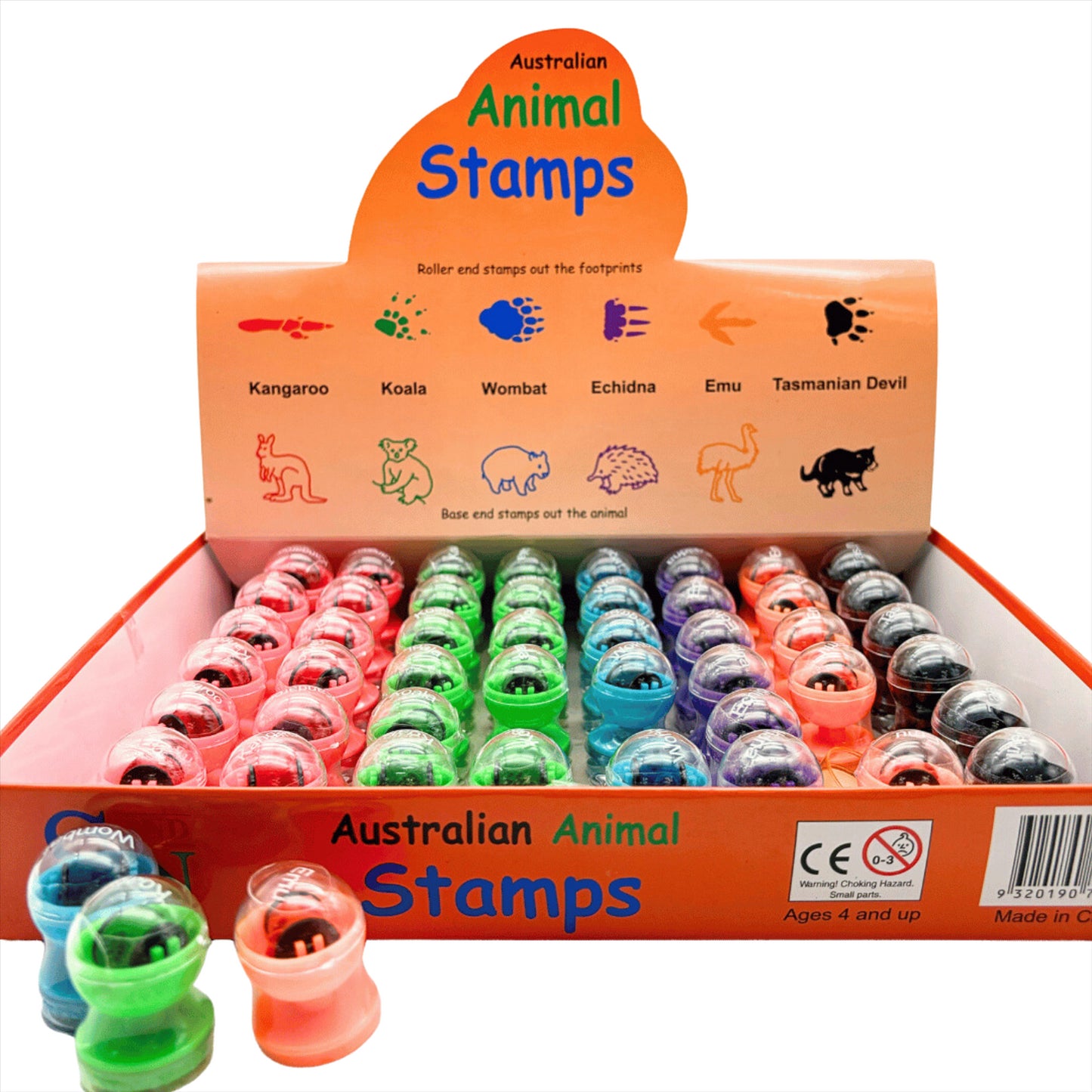 Science and  Nature Australian Animal Stampers (Pack 48 Stampers)