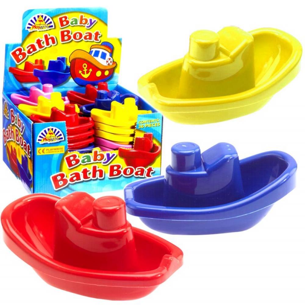 Colourful Floating Baby Bath Boat (Pack of 36)