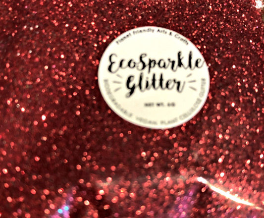 Biodegradable Sparkling Glitter Red 6g (Pack of 3)