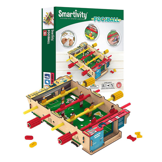 Smartivity Foosball | Build-It-Yourself Multiplayer STEAM Board Game (Pack of 3)