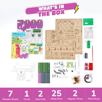 Smartivity Build Your Own Electricity STEM Construction Kit (Pack of 1)