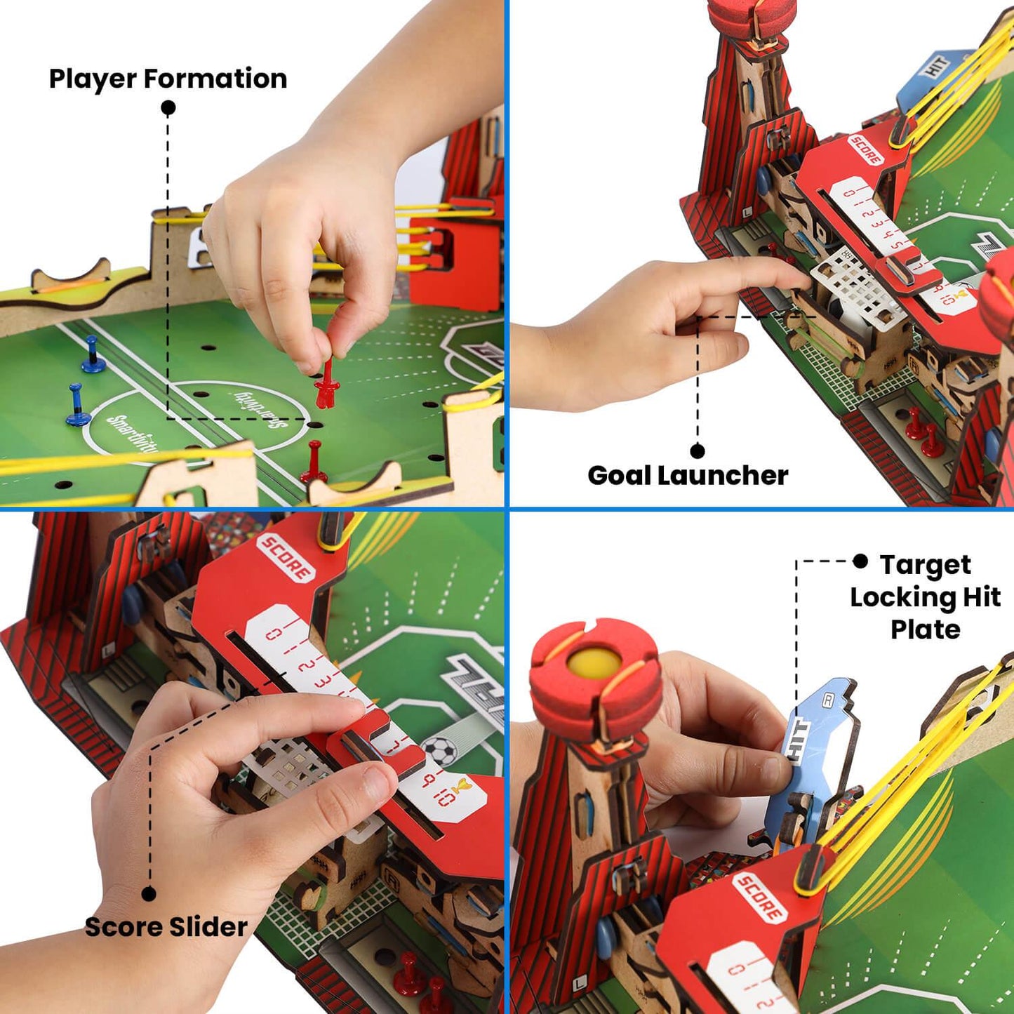 Smartivity Mini Football | Build-It-Yourself Multiplayer STEAM Board Game (Pack of 3)