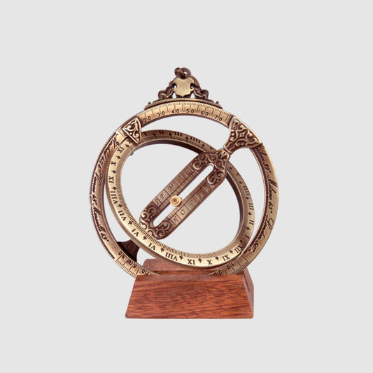 Hemisferium Equatorial Solar Clock Astronomical Ring Dial (Pack of 1)