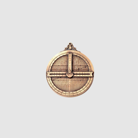 Hemisferium Rojas Universal Astrolabe Brooch Pin (Pack of 1)