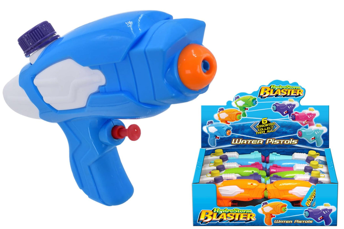 Children's Ultimate Small & Lightweight Water Pistol (Assorted Designs) (Box of 12)