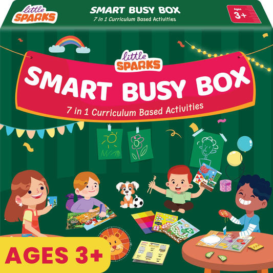 Smartivity Little Sparks 7 in 1 Smart Busy Box Learning Kit for Kids (Pack of 3)