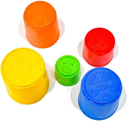 My First Stacking Cups Early Development Sensory Toy (Pack of 12)