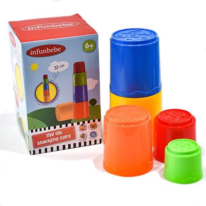 My First Stacking Cups Early Development Sensory Toy (Pack of 12)