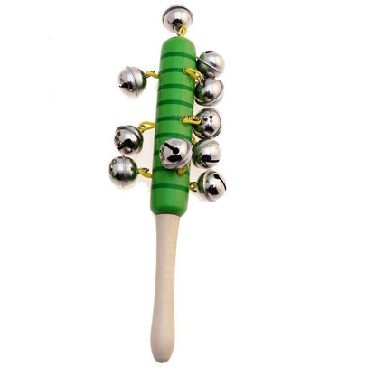 Children's Colourful Wooden Jingle Stick Musical Toy (Box of 8)