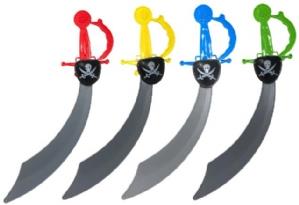 Children's 44cm Pirate Cutlass With Eyepatch Dress Up Toy (Pack of 24)