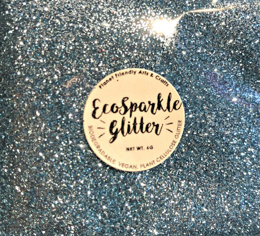 Biodegradable Sparkling Glitter Sky Blue 6g (Pack of 3)