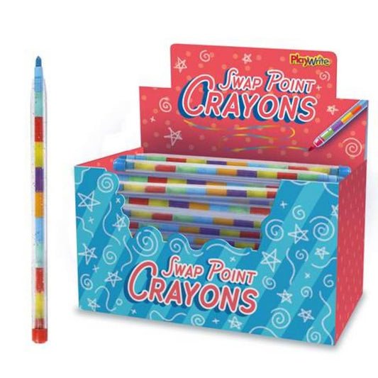 Children's Fun Swap Point Multicoloured Crayon Pencil (Box of 72)